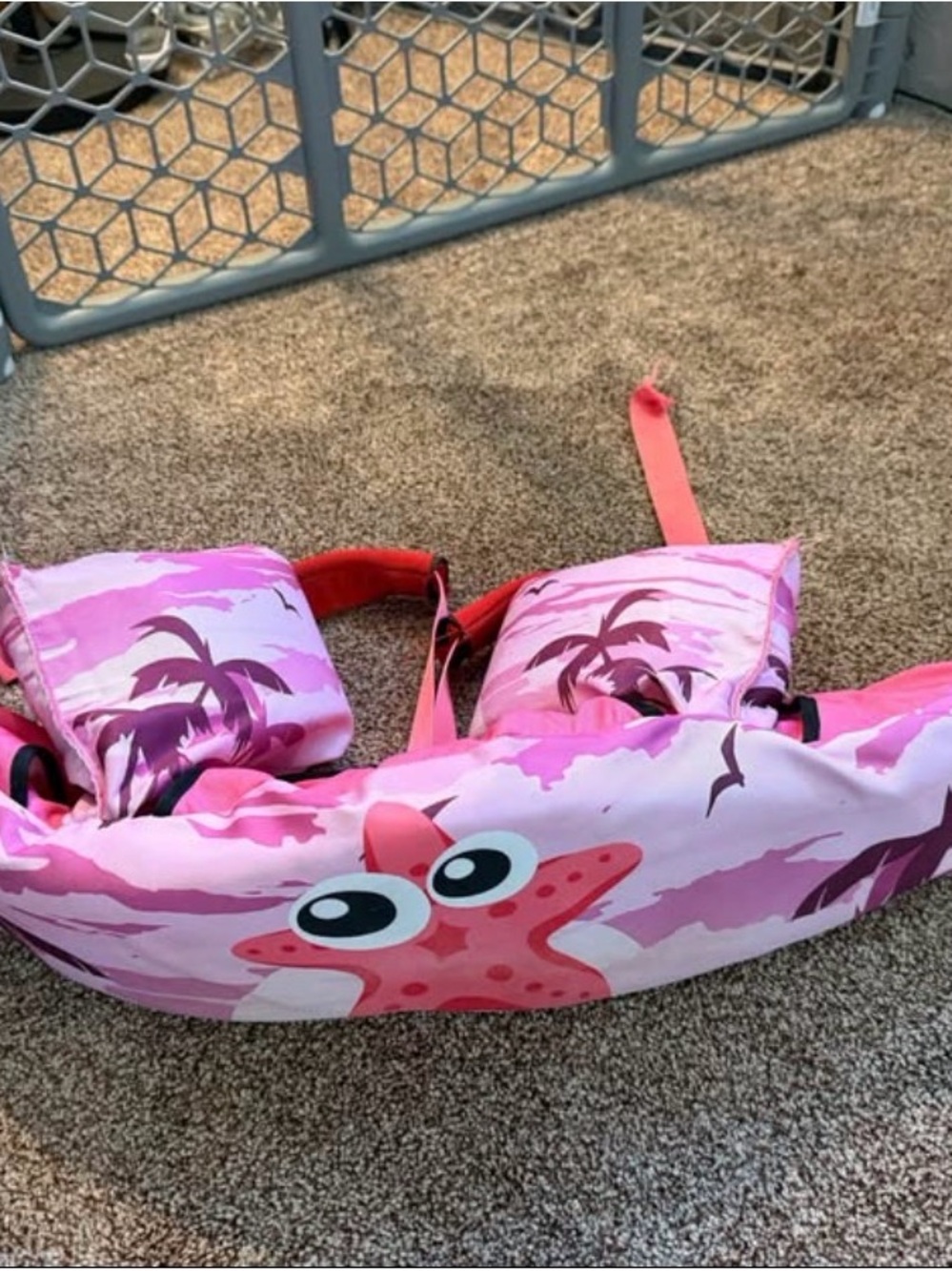 Pink Starfish Kids Water Wings